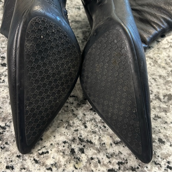 Gucci Black Leather Boots - Picture 7 of 12